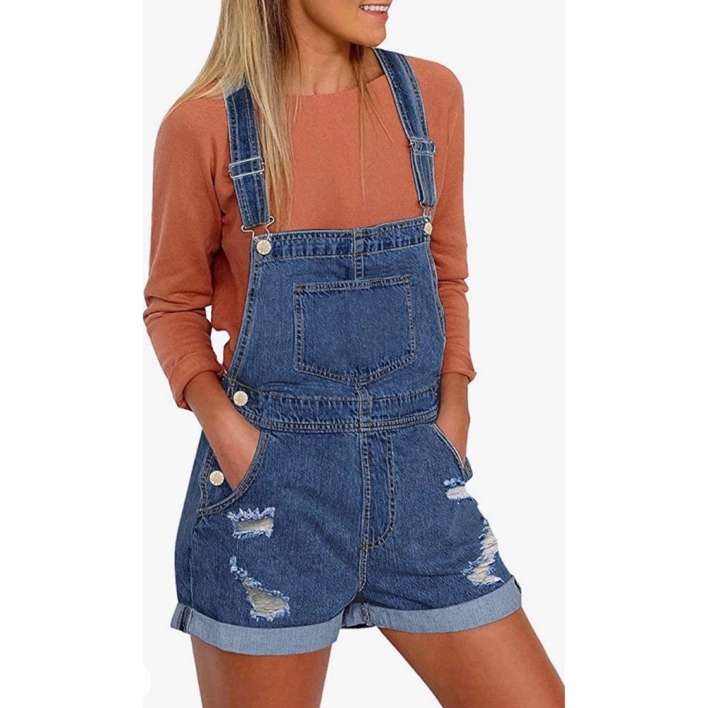 Old Navy Denim Overalls - Picture 2 of 8